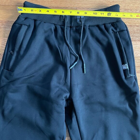 Winter Men's Sweatpants Thick Warm Fleece Joggers Sportswear Zip Pockets Cotton - Picture 5 of 7